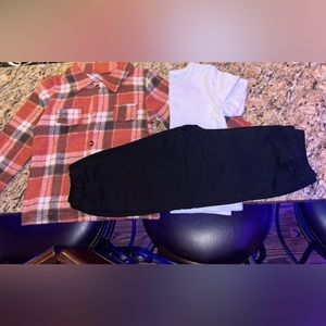 Toddler Boys Flannel Set